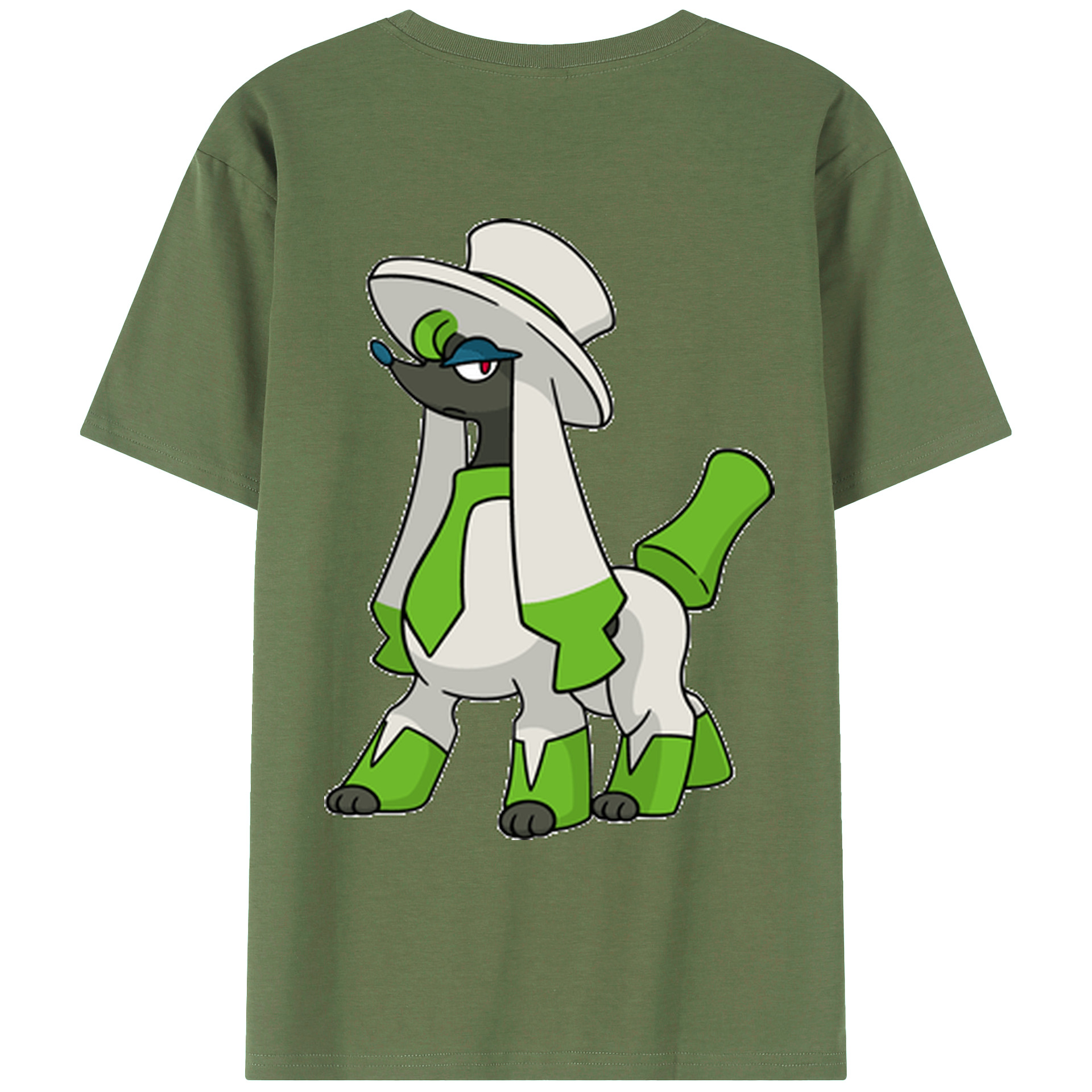 （画像用） ポケットモンスター Pokémon 綿100％ メンズ半袖Tシャツ（バックプリント） 通気性